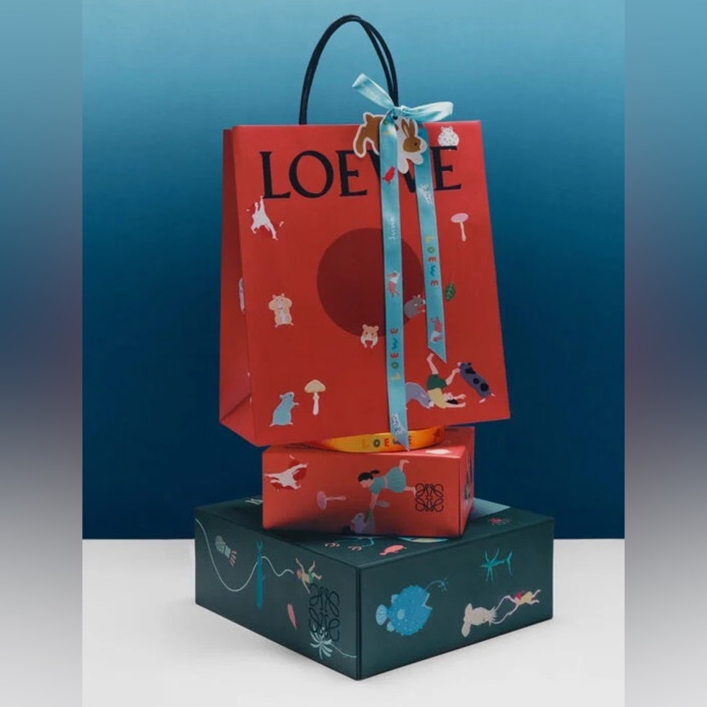 Loewe x Suna Fujita Artwork Paper Bag